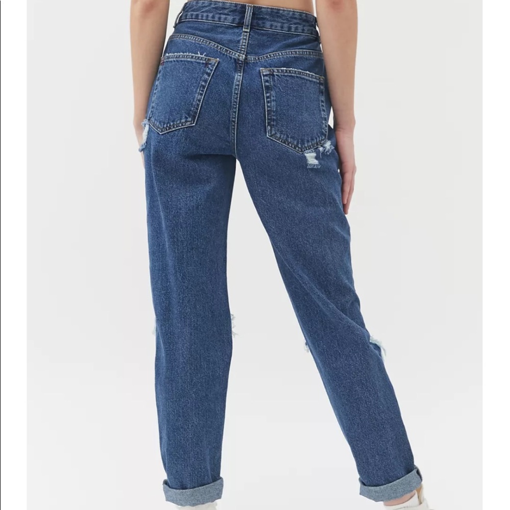 Blue ripped boyfriend jeans from urban outfitters - Picture 2 of 5